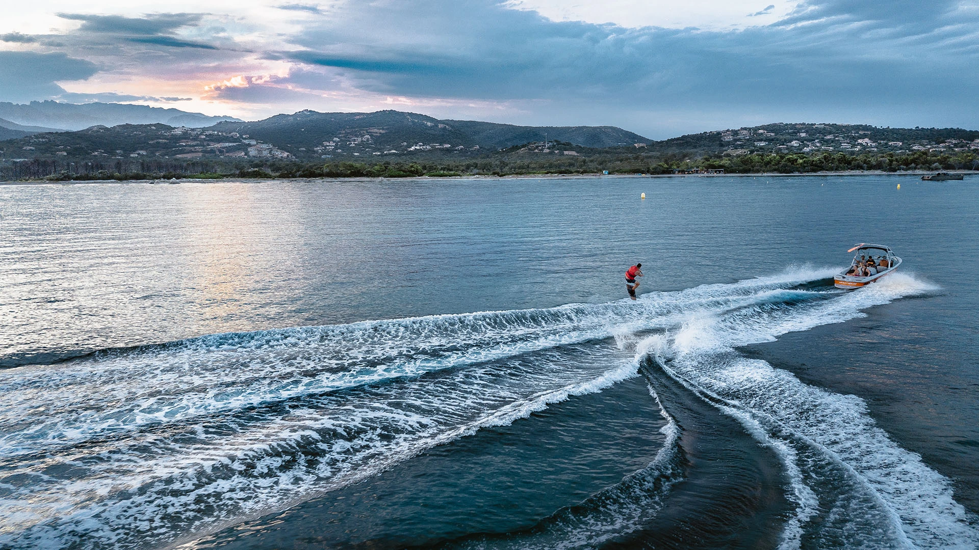 Photographie - traversée sur le lac